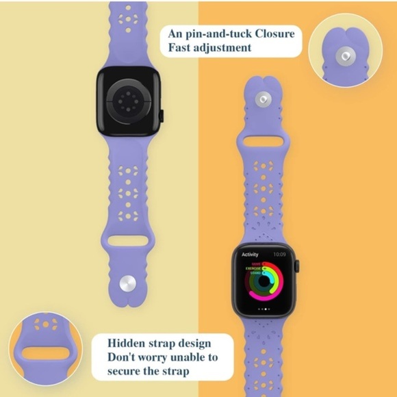 Chic Nylon‎ Solo Loop Bands for All Apple Watch Sizes - 3 Pack! - Picture 3 of 9